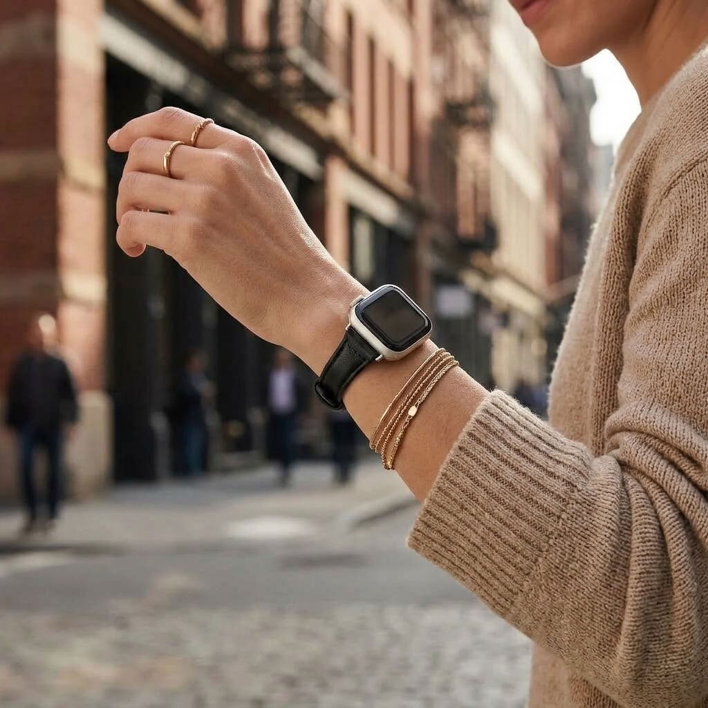 Slim Leather Strap Anhem