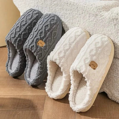 Slip On Soft Sole Flat Non-Slip Warm Slippers DailySale