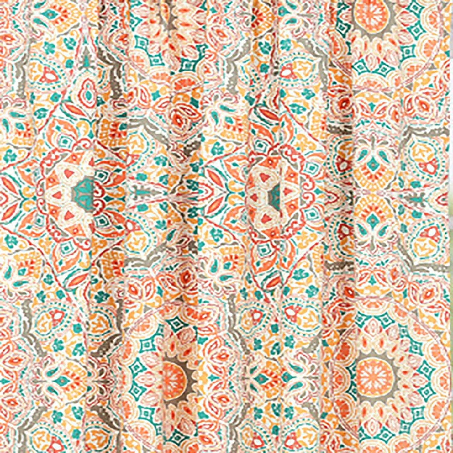 2-Piece Set: Sloane Street Cozumel Medallion Window Curtain Panel Pair DailySale
