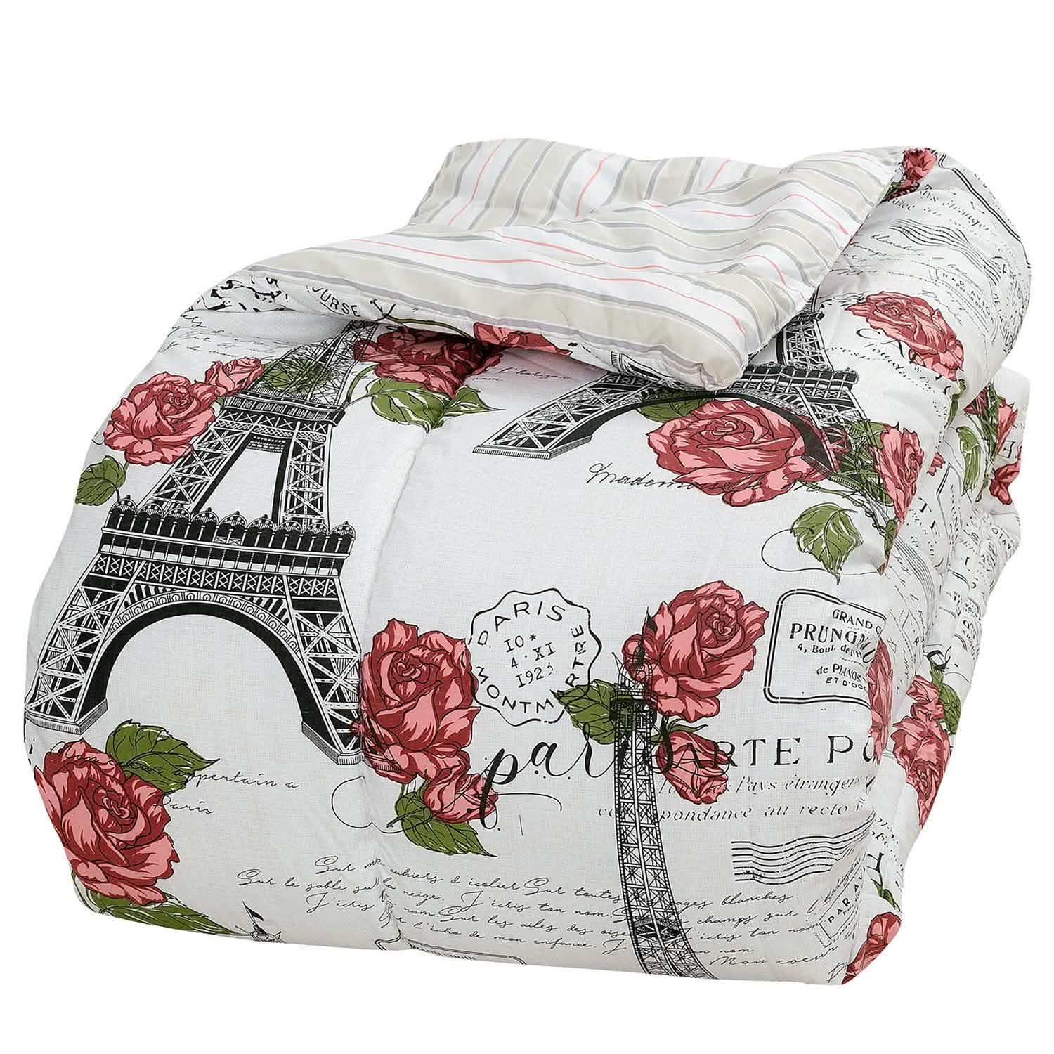 Sloane Street Paris Rose Eiffel Tower Reversible Bed in a Bag DailySale