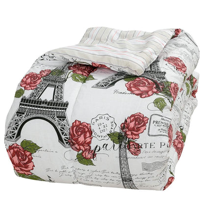 Sloane Street Paris Rose Eiffel Tower Reversible Bed in a Bag DailySale