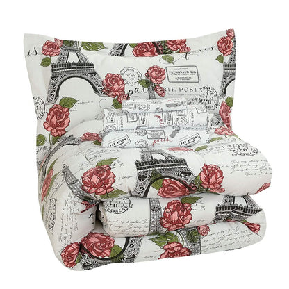 Sloane Street Paris Rose Eiffel Tower Reversible Bed in a Bag DailySale
