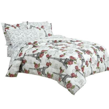 Sloane Street Paris Rose Eiffel Tower Reversible Bed in a Bag DailySale