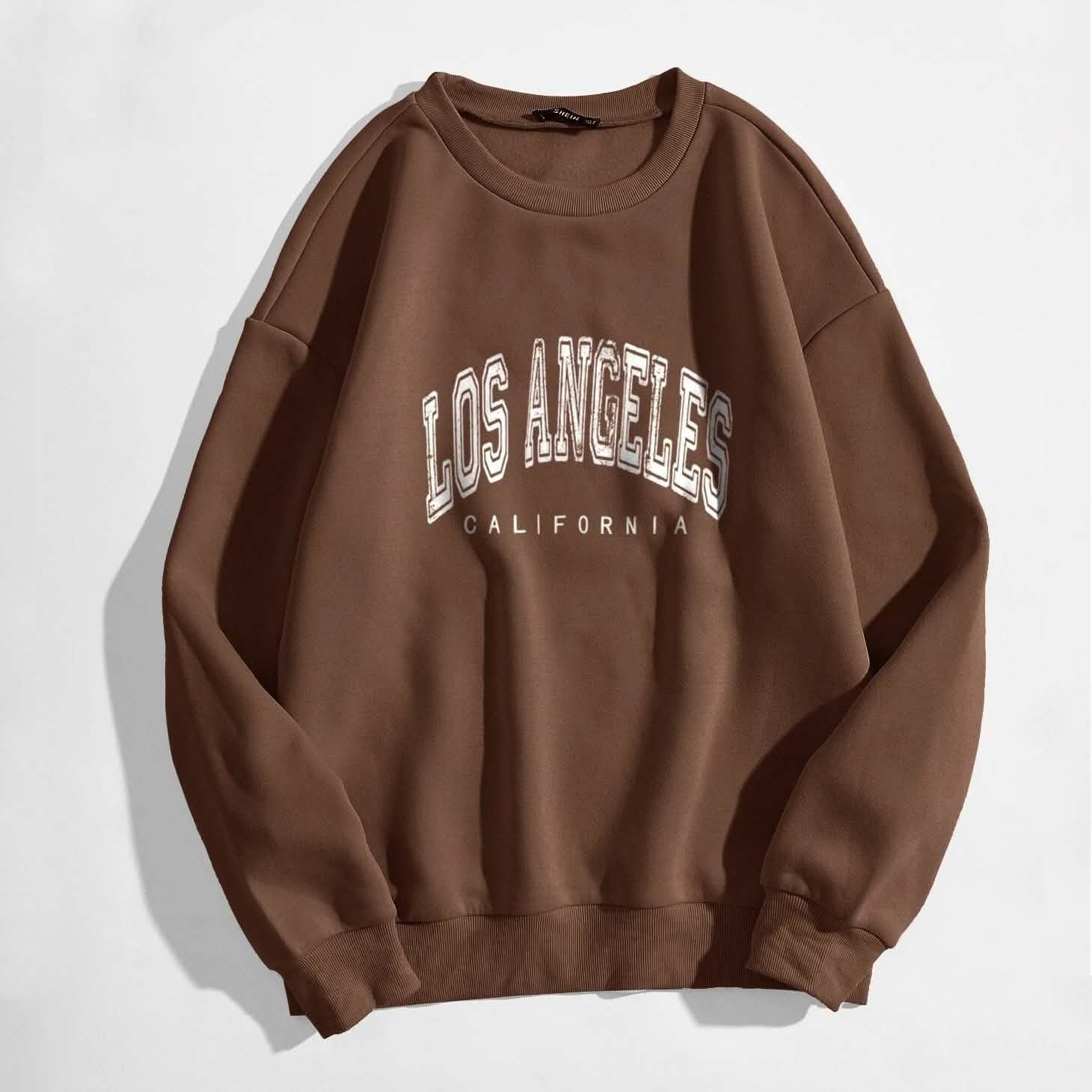 Slogan Graphic Thermal Lined Sweatshirt DailySale