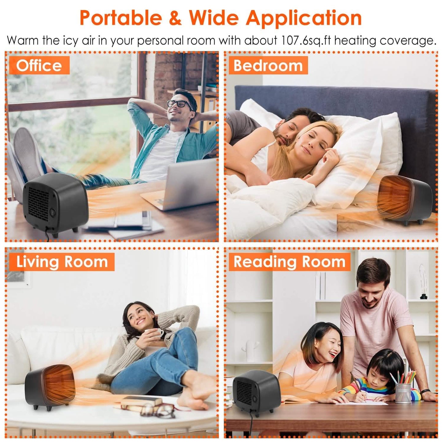 Small Portable Electric Space Heater DailySale