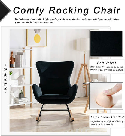 Small Rocking Accent Chair DailySale