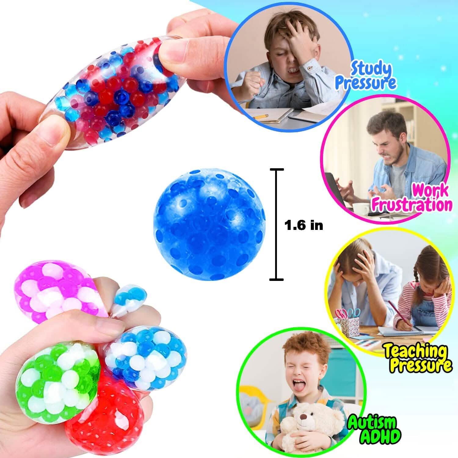Small Sensory Balls for Adults Stress Relief DailySale