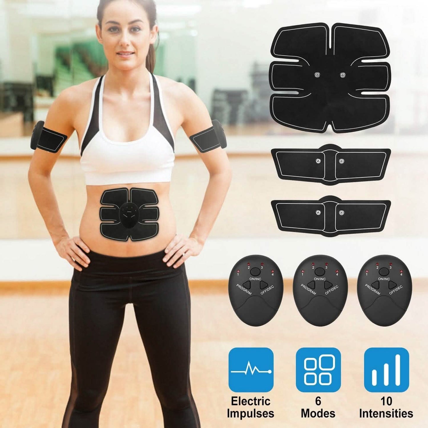 Smart Abs Stimulator Muscle Toning Belt Trainer DailySale