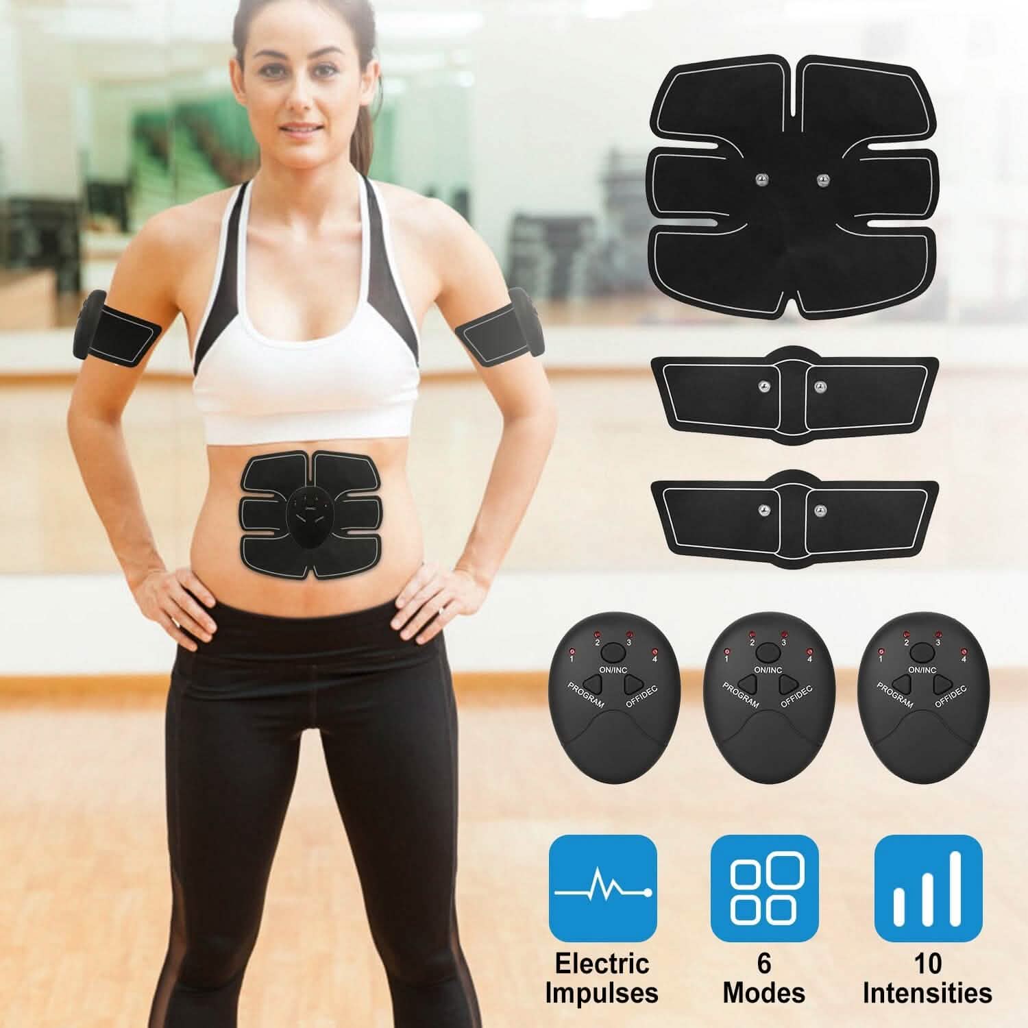 Smart Abs Stimulator Muscle Toning Belt Trainer DailySale