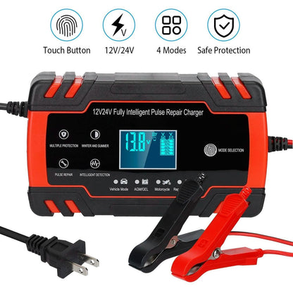 Smart Automatic Battery Charger with LCD Display DailySale