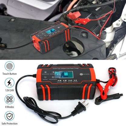 Smart Automatic Battery Charger with LCD Display DailySale