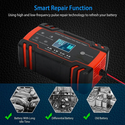 Smart Automatic Battery Charger with LCD Display DailySale
