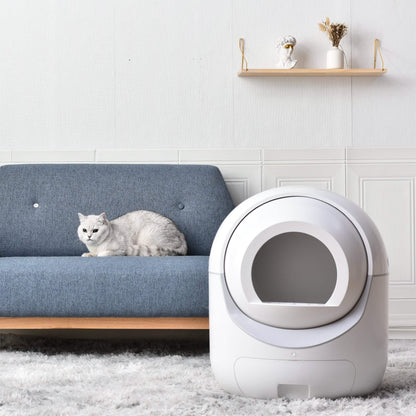 Smart Automatic Litter Box, Self -Cleaning Cat Litter Box for Multiple Cats DailySale