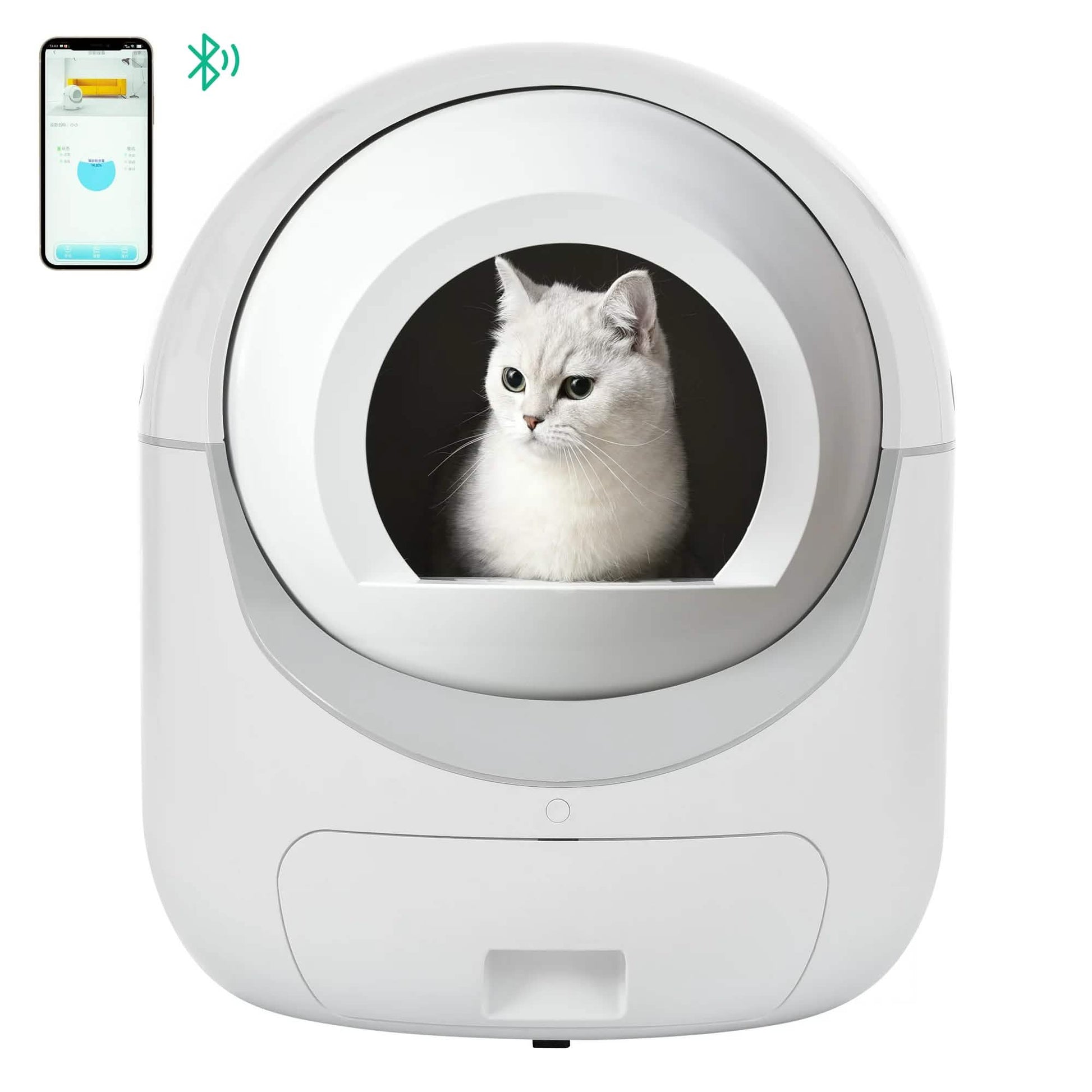 Smart Automatic Litter Box, Self -Cleaning Cat Litter Box for Multiple Cats DailySale