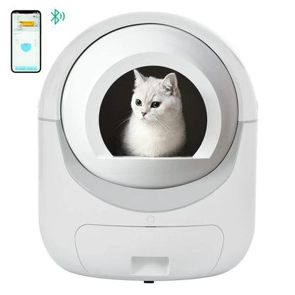 Smart Automatic Litter Box, Self -Cleaning Cat Litter Box for Multiple Cats DailySale