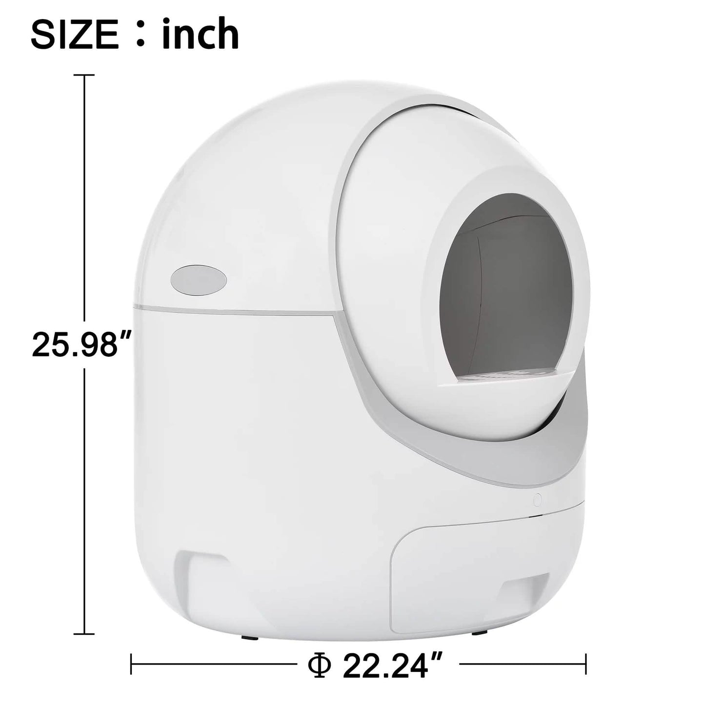 Smart Automatic Litter Box, Self -Cleaning Cat Litter Box for Multiple Cats DailySale