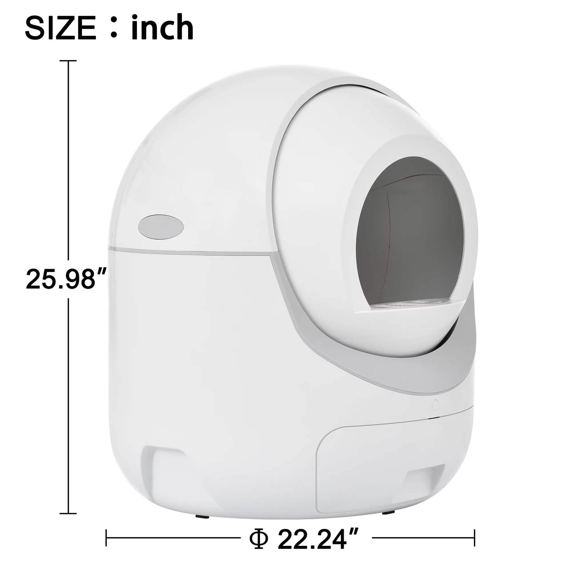 Smart Automatic Litter Box, Self -Cleaning Cat Litter Box for Multiple Cats DailySale