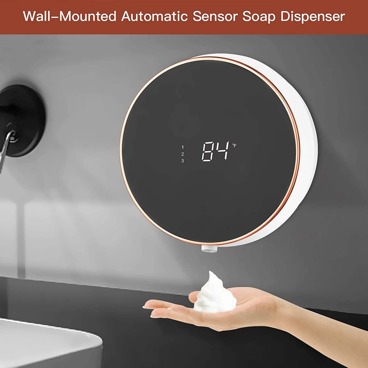 Smart Automatic Wall Mount Soap Dispenser Touchless DailySale