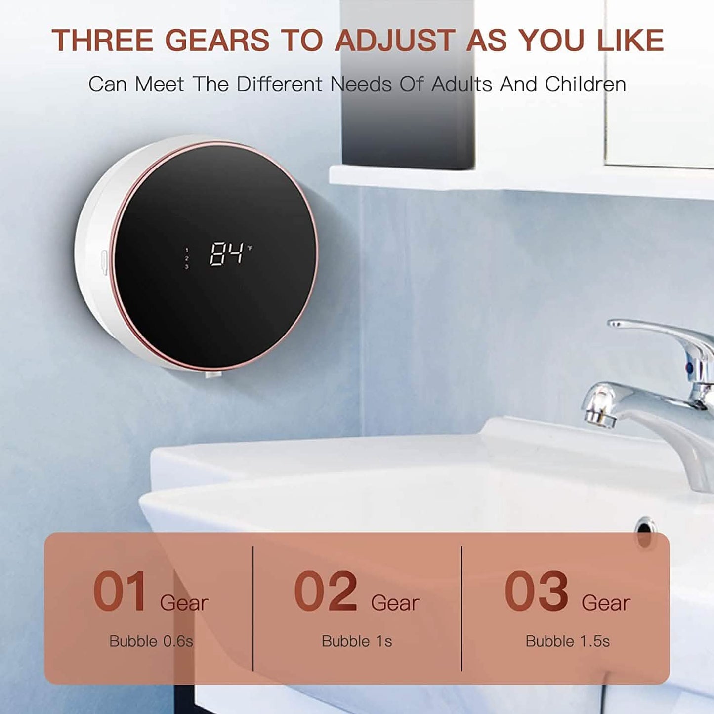 Smart Automatic Wall Mount Soap Dispenser Touchless DailySale