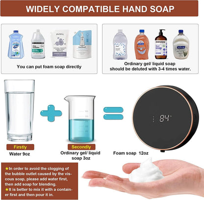 Smart Automatic Wall Mount Soap Dispenser Touchless DailySale