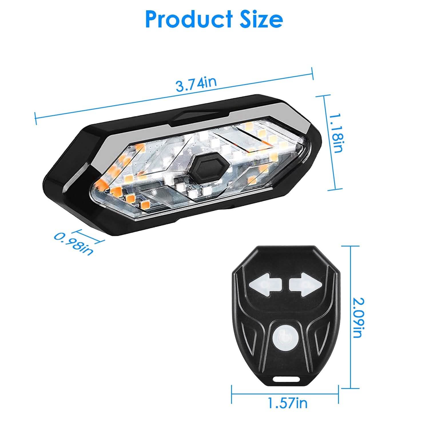 Smart Bike Tail Light USB Rechargeable LED Bicycle Rear Light DailySale