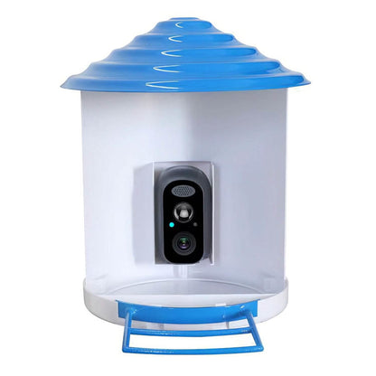 Smart Bird Feeder with Solar Powered Camera 1080P HD AI Identify PIR DailySale