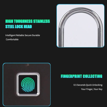 Smart Fingerprint Small Size Cabinet Dormitory Anti-theft Lock DailySale