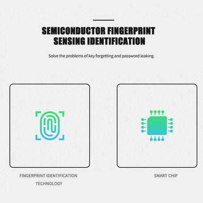 Smart Fingerprint Small Size Cabinet Dormitory Anti-theft Lock DailySale