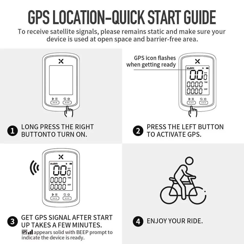 Smart GPS Cycling Computer Wireless Bike Computer DailySale