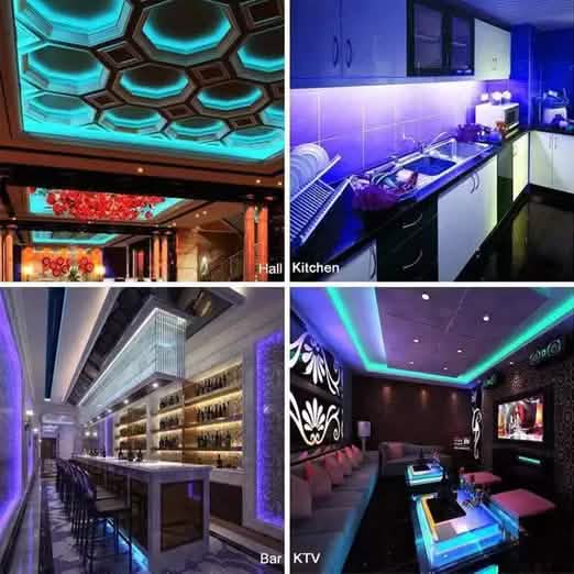 Smart Home Sound Activated Multi-Color LED Light Strip with Remote DailySale