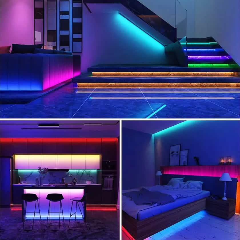 Smart Home Sound Activated Multi-Color LED Light Strip with Remote DailySale