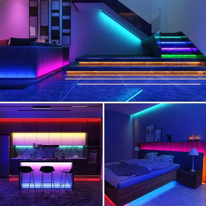 Smart Home Sound Activated Multi-Color LED Light Strip with Remote DailySale
