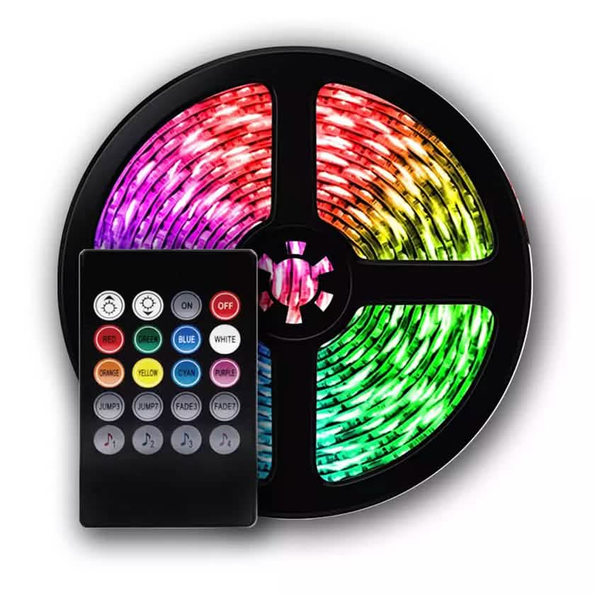 Smart Home Sound Activated Multi-Color LED Light Strip with Remote DailySale