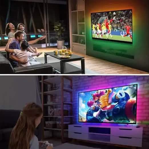 Smart Home Sound Activated Multi-Color LED Light Strip with Remote DailySale
