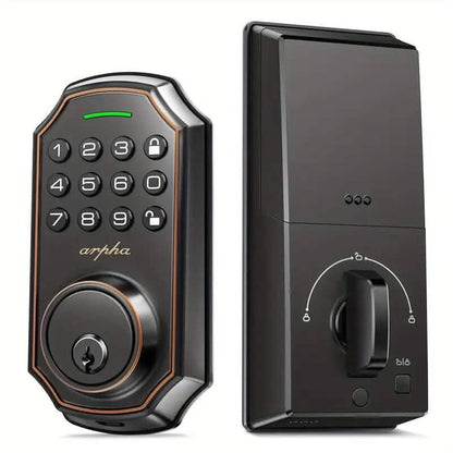 Smart Keypad Door Deadbolt Lock Set with 100-Code Keyless Entry and Anti-Peeking Password DailySale