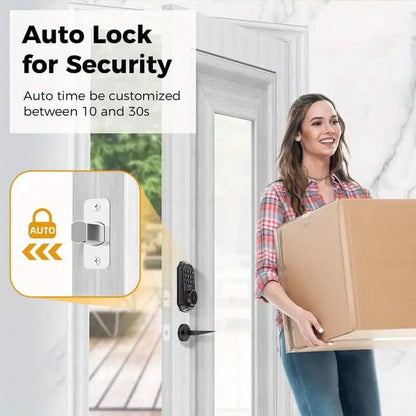 Smart Keypad Door Deadbolt Lock Set with 100-Code Keyless Entry and Anti-Peeking Password DailySale