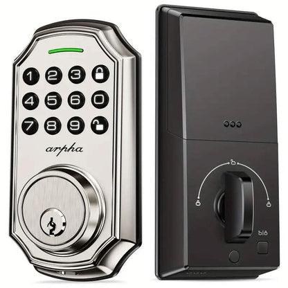 Smart Keypad Door Deadbolt Lock Set with 100-Code Keyless Entry and Anti-Peeking Password DailySale
