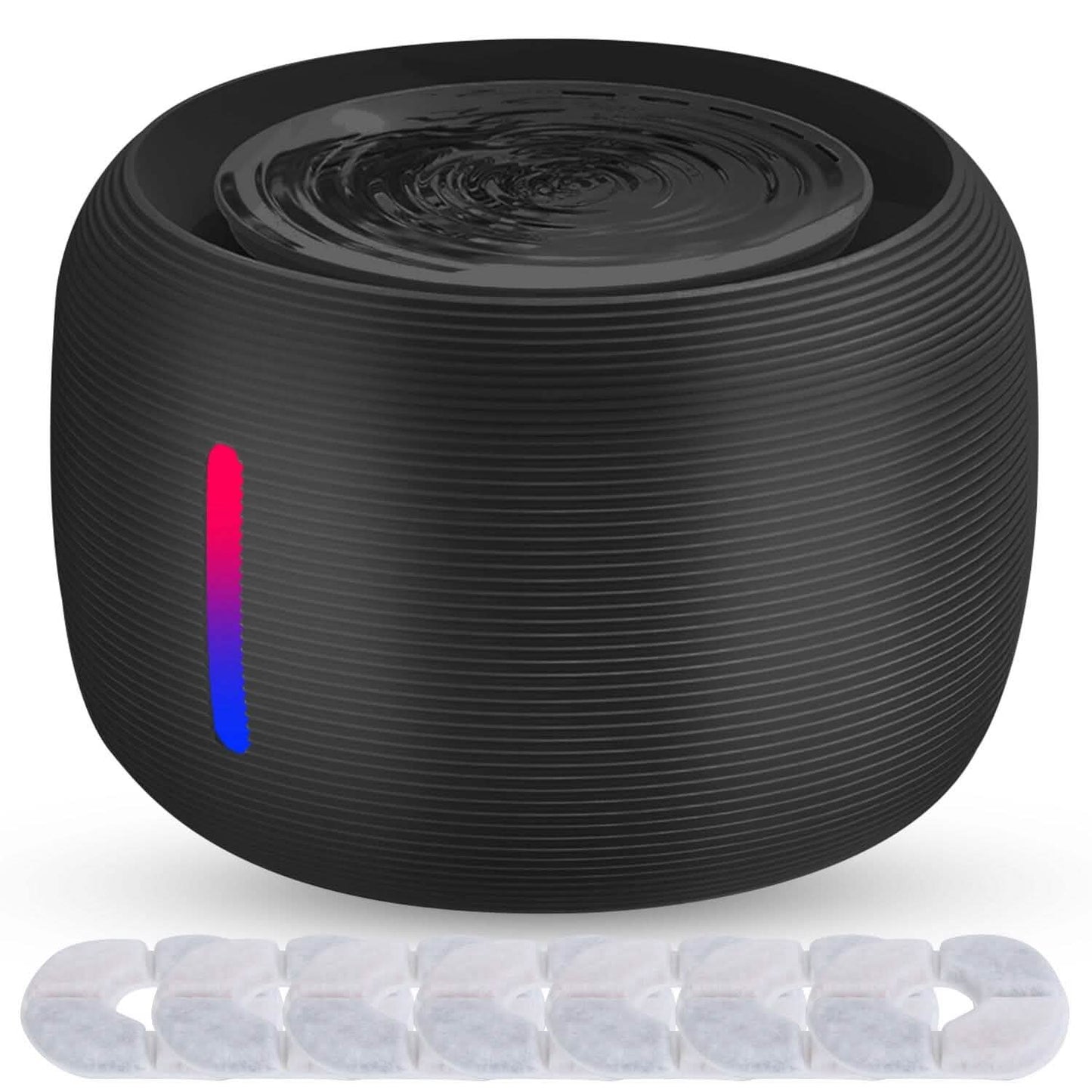 Smart Pet Drinking Fountain with LED Light 7-Pack Replaceable Water Filters DailySale