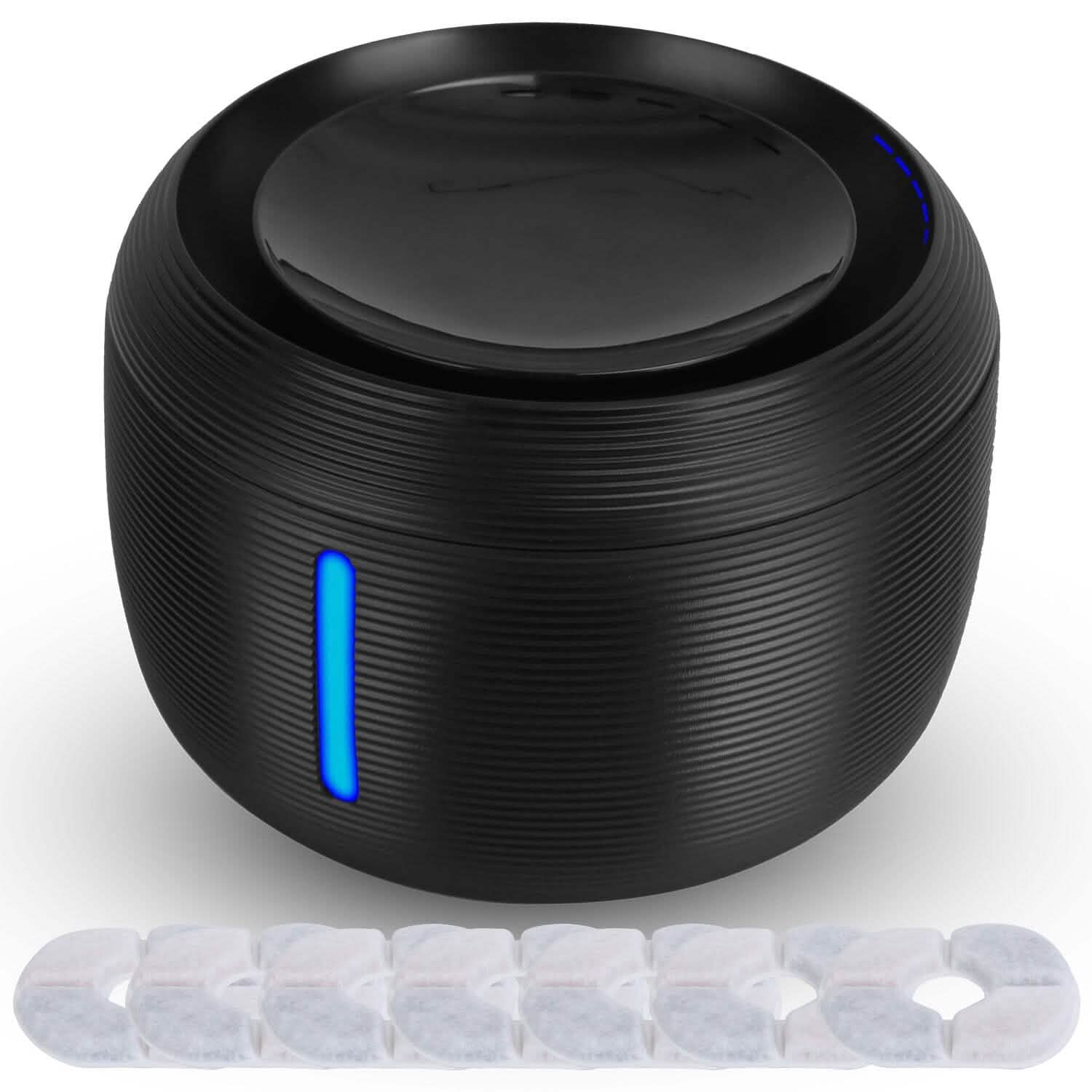 Smart Pet Drinking Fountain with LED Light 7-Pack Replaceable Water Filters DailySale