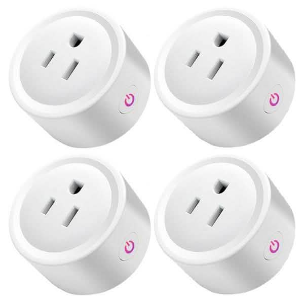 Smart Plug WiFi Socket Power Monitor Timing Function Tuya SmartLife APP Control Works With Alexa Google Assistant DailySale