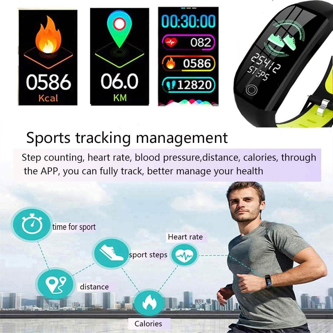 Smart Watch Fitness Activity Tracker DailySale