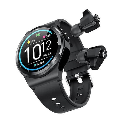 Smart Watch with Earbuds 1.28 inch Waterproof Bluetooth Fitness Watch DailySale
