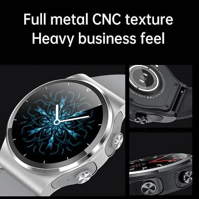 Smart Watch with Earbuds 1.28 inch Waterproof Bluetooth Fitness Watch DailySale
