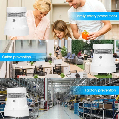 Smart WiFi Standalone Photoelectric Smoke Alarm DailySale