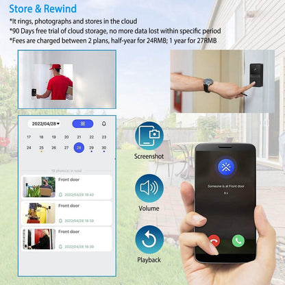 Smart Wireless WiFi Ring Doorbell DailySale