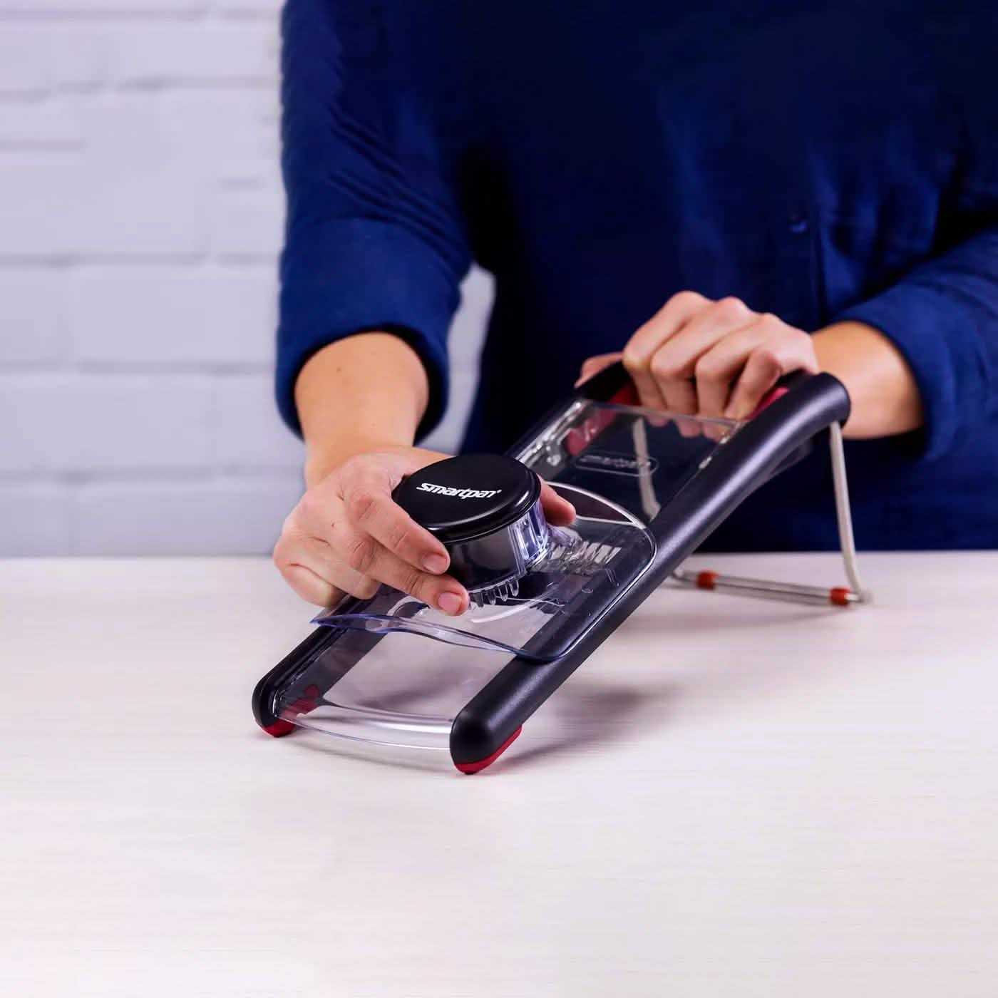 Smartpan Mandoline Slicer with Hidden Blade and Safe Hand Guard DailySale