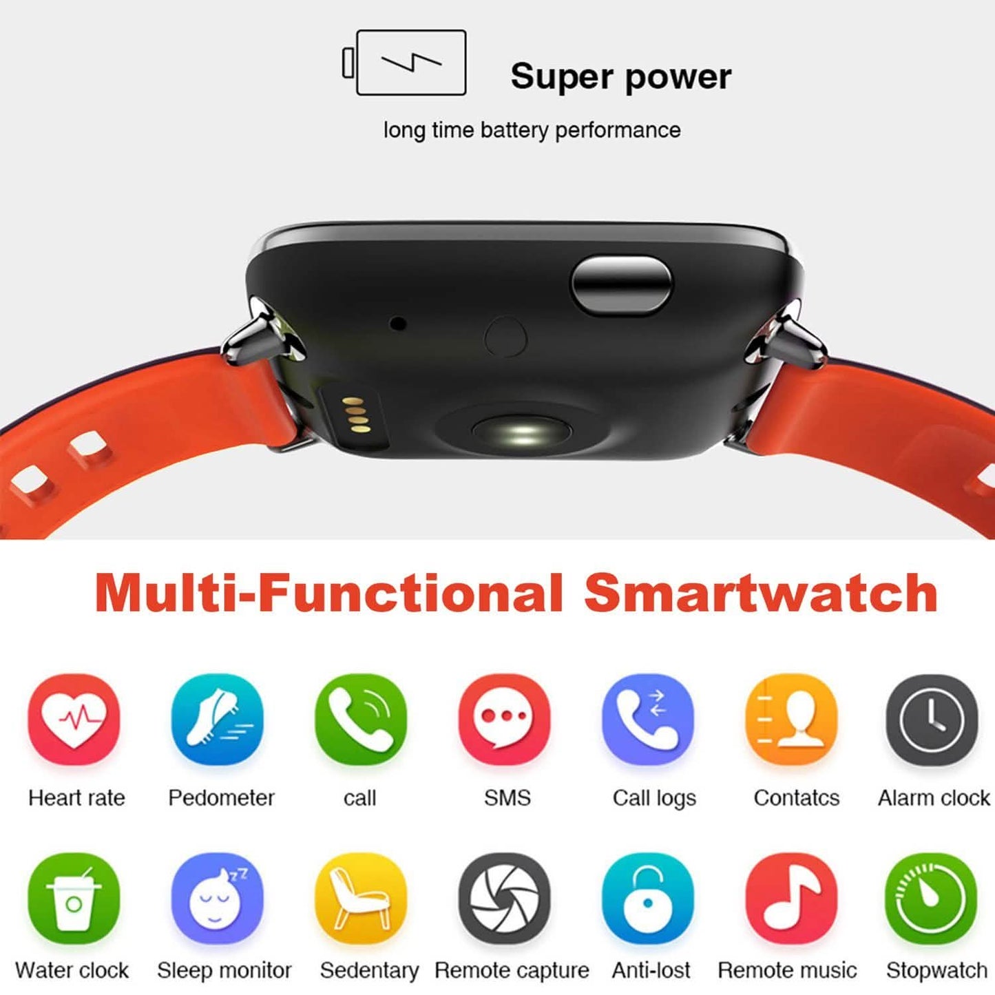 Smartwatch Fitness Tracker with Heart Rate Monitor DailySale