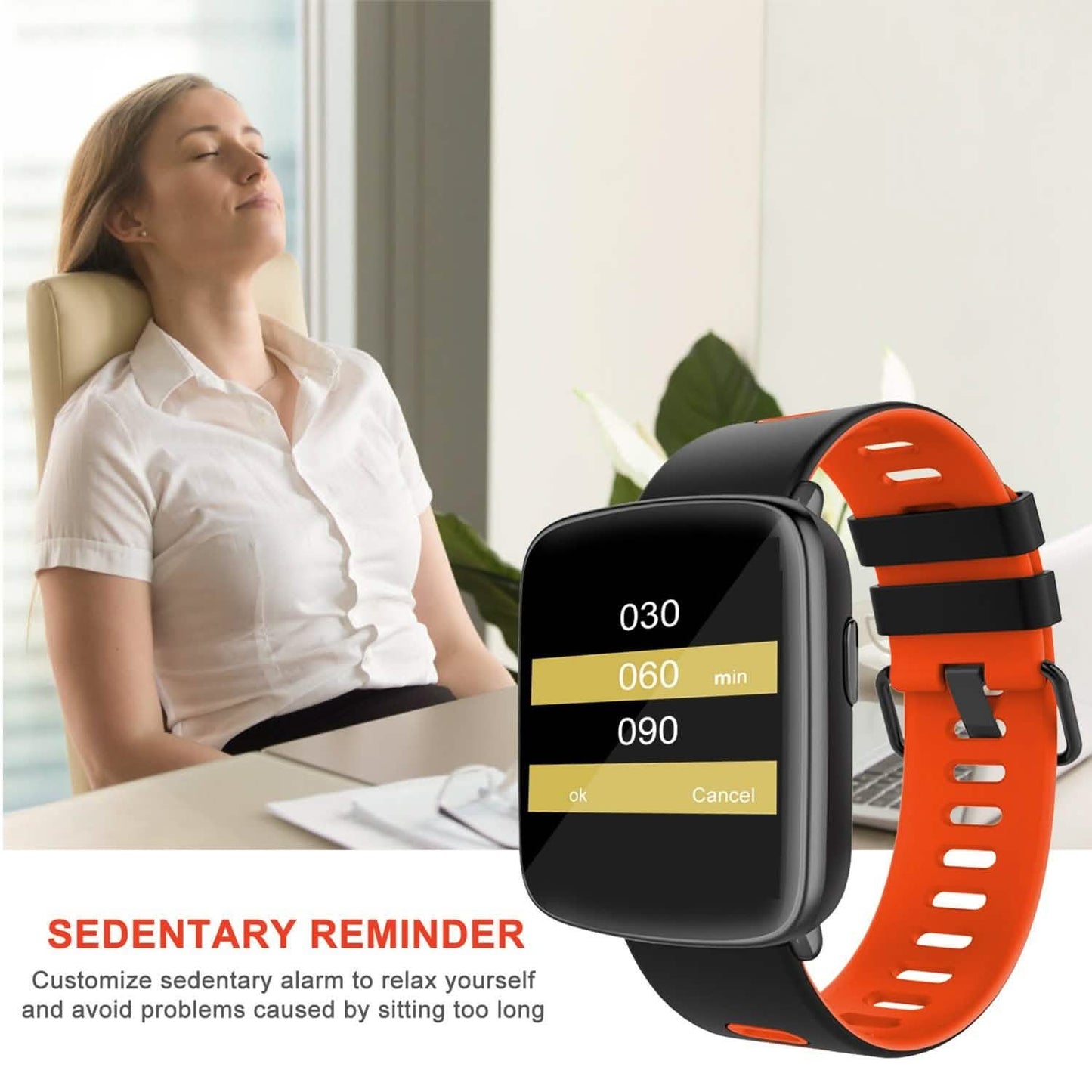 Smartwatch Fitness Tracker with Heart Rate Monitor DailySale