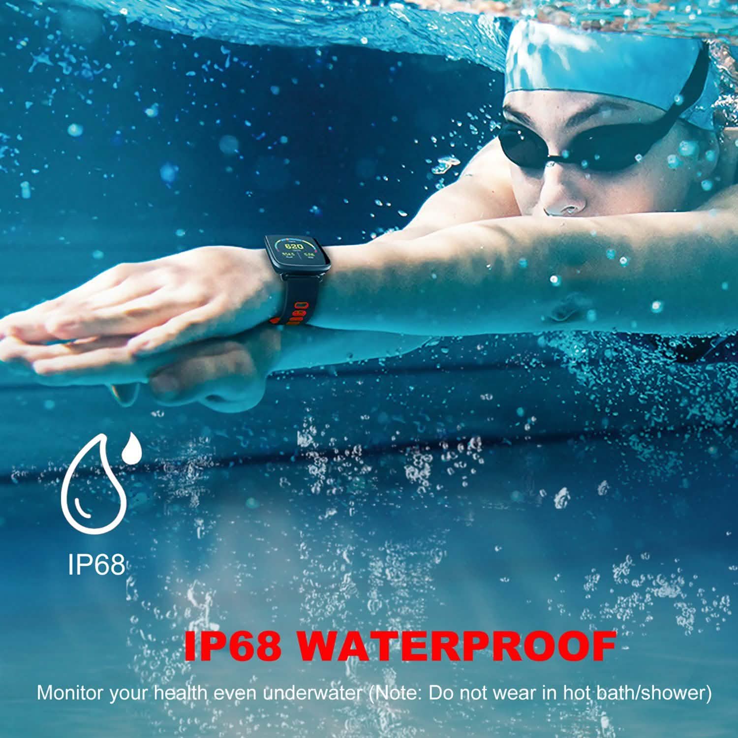 Smartwatch Fitness Tracker with Heart Rate Monitor DailySale