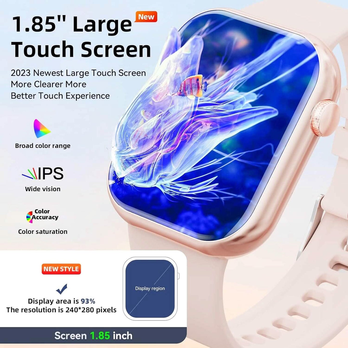 Smartwatch Sport Mode Pink  (Refurbished) DailySale